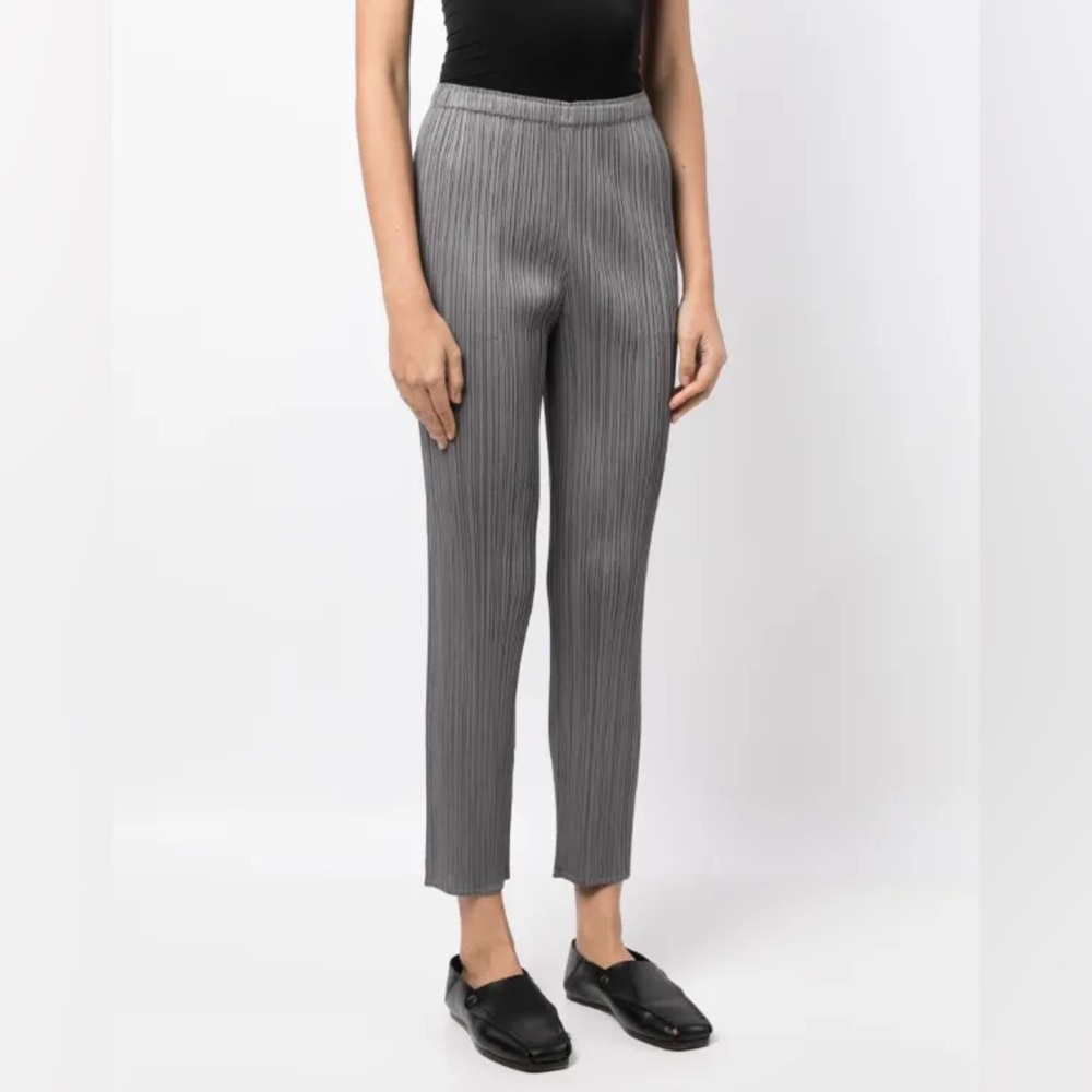 Pleats Please Issey Miyake Grey Pants - Picture 2 of 8